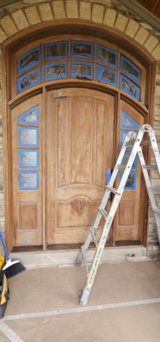 Before & After Door Painting in Edgewood, KY (2)