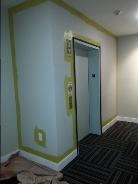 Elevator Hallway Before Commercial Office Westchester Ohio