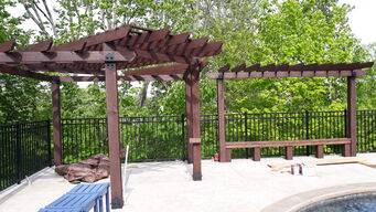 Before & After Pergola Staining in Cincinnati, OH (4)