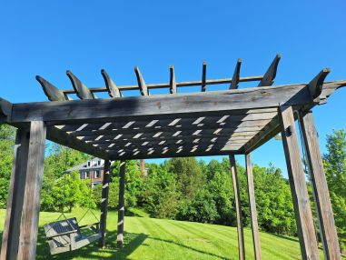 Before & After Pergola Painting in Florence, KY (1)
